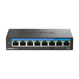 D-Link DMS-108 8-Port 2.5G Multi-Gigabit Desktop Switch for Wi-Fi 6, 40Gbps, Plug and Play Installation