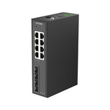 D-Link DIS-210G-12 12-Port Industrial Gigabit Smart Managed Switch with (4) SFP
