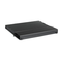 Hubbell FTR1U4H4 Fiber Rackmount Tray with Cover 4H4 Panel Unloaded, 1U