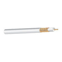 West Penn 25815IV1000 20/1 RG59/U Coax Video Cable, Solid, Plenum CMP, 1000', Ivory
