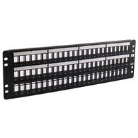 Hubbell HPJ72 Patch Panel, Jack, Unloaded, 72-Pair, 19 x 5.25"