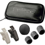 Countryman B3W4FF05BSL B3 Omnidirectional Lavalier Microphone, Black, 5' Cable, Connector Code SL