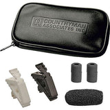 Countryman E6DW7B2SL E6 Directional Earset Microphone, Black, 2mm Cable, Connector Code SL