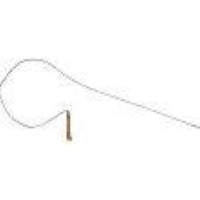Countryman E6OW5L2AB E6 Omnidirectional Earset Microphone, Light Beige, 2mm Cable, Connector Code AB