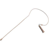 Countryman E6XOW5T1SL E6X Omnidirectional Earset Microphone, Tan, 1mm Cable, Connector Code SL