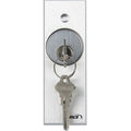 RCI 960 Tamper-Resistant Key Switch, Maintained, Brushed Anodized Aluminum