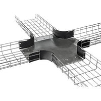 Hubbell HBTI0608 Wire Basket, Preform Radius Internal, 2"H x 8"W, Pre-Galvanized