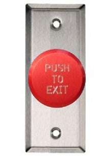 RCI Pneumatic 991NREPTD9 Time Delay Exit Push Button, Red