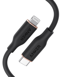Anker <b>641</b> USB-C to Lightning Cable (Flow, 3 ft Silicone)