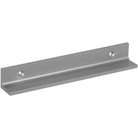 RCI AB-712 Surface Single MiniMag Series Angle Bracket for 8371, 1-1/2"H x 1-1/2"W x 9-3/8"L, Brushed Anodized Aluminum