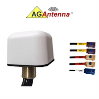 AG Antenna AG45F-BW-2CG2W AG45 Low Profile Series Mobility 5-LEAD Mimo 2 x Cellular 3G 4G 5G Cbrs / Gps Gnss / Mimo 2 x 