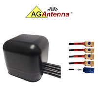 AG Antenna AG45F-MB-4WG AG45 Low Profile Series Mobility 5-LEAD Multi-mimo 4 x WIFI Dual Band / Gps Gnss - Magnetic Moun