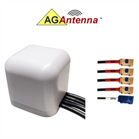 AG Antenna AG45F-MW-4WG AG45 Low Profile Series Mobility 5-LEAD Multi-mimo 4 x WIFI Dual Band / Gps Gnss - Magnetic Moun