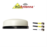 AG Antenna AG47-MW-2CG AG47 Low Profile Series Mobility 3-Lead MIMO 2 x Cellular 3G 4G 5G CBRS / GPS GNSS - Magnetic Mou