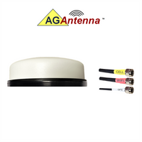 AG Antenna AG47-MW-CGW AG47 Low Profile Series Mobility 3-Lead MIMO Cellular 3G 4G 5G CBRS / GPS GNSS / WiFi Dual Band -