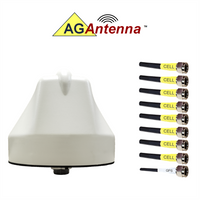 AG Antenna AG69-BW-8CG AG69 Enterprise Series Mobility 9-Lead Multi-MIMO 8 x Cellular 3G 4G 5G CBRS / GPS GNSS - Bolt Mo
