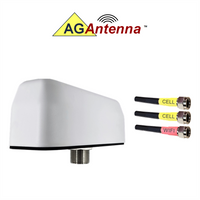 AG Antenna AG93-BW-2CW AG93 Low Profile Series Mobility 3-Lead MIMO 2 x Cellular 3G 4G 5G CBRS / WiFi Dual Band - Bolt M