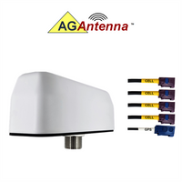 AG Antenna AG95F-BW-4CG AG95 Low Profile Series Mobility 5-Lead Multi-MIMO 4 x Cellular 3G 4G 5G CBRS / GPS GNSS - Bolt 