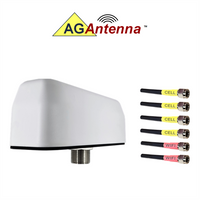 AG Antenna AG96-BW-4C2W AG96 Low Profile Series Mobility 6-Lead Multi-MIMO 4 x Cellular 3G 4G 5G CBRS / MIMO 2 x WiFi Du