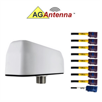AG Antenna AG99F-BW-8CG AG99 Low Profile Series Mobility 9-Lead Multi-MIMO 8 x Cellular 3G 4G 5G CBRS / GPS GNSS - Bolt 