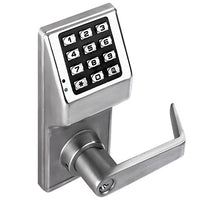 Napco DL2700WP US26D Weatherproof Keypad Programmable Push Button Lock 100 Combination, Satin Chrome