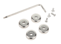 AMG Systems AMGMNT-MAG-04 Magnetic Mounting Kit for AMG Small and Medium Units, Includes 4x Magnets, 4x M2.5 and 12 CSK Torx / 4x M3 and 10 CSK Pozi Mounting Screws / 1x T8 Torx Key