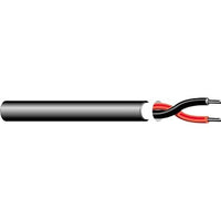 West Penn AQ226BK1000 14/2 Stranded Unshielded Audio Cable, AQUASEAL Direct Burial CL3, FPL, 1000' (304.8m), Reel, Black