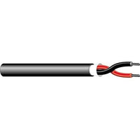 West Penn AQC224GY0500 18/2 Stranded Unshielded AQUASEAL Audio Cable, Indoor/Outdoor, CM, 500' (152.4m), Reel, Gray