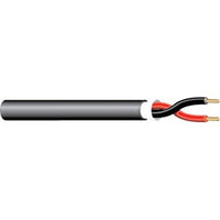West Penn AQC227GY1000 12/2 Stranded Unshielded AQUASEAL Audio Cable, Indoor/Outdoor, CM, 1000' (304.8m), Reel, Gray