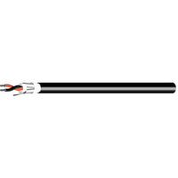 West Penn AQC291GY1000 22/2 Stranded Shielded Audio Cable, AQUASEAL Indoor/Outdoor, CM, CL3 1000' (304.8m), Reel, Gray