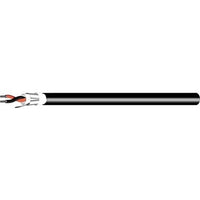 West Penn AQC293GY1000 18/2 Stranded Shielded AQUASEAL Audio Cable, Indoor/Outdoor, CM, 1000' (304.8m), Reel, Gray