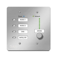 AtlasIED BBWP-S4K1W BlueBridge Controller with 4 Buttons and 1 Level Control, White