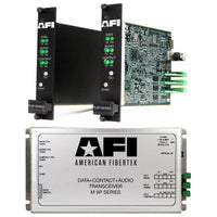American Fiberteck MR-9P9C Bi-Directional Contact, Module Rx, 12dB, 1m Fiber
