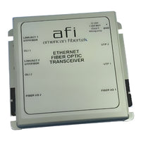 American Fiberteck MX-50-FX-ST 2-Fiber 10/100 Module Ethernet Drop and Repeat