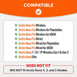 WC Side Speaker Plates for Arctis Nova Headsets - Arctis Nova Booster Pack by Wicked Cushions