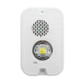 System Sensor P2GWKLED-P L-Series Outdoor Compact Wall-Mounted Horn Strobe, Plain, White