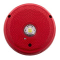 System Sensor SCRKLED-P L-Series Outdoor Ceiling-Mounted LED Strobe, "PLAIN", Red