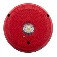 System Sensor SCRKLED-P L-Series Outdoor Ceiling-Mounted LED Strobe, "PLAIN", Red