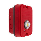 System Sensor SGRKLED-P Outdoor Compact Strobe, Wall Plain, Red