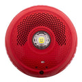 System Sensor SPSCRLED L-Series Indoor Speaker Ceiling-Mounted LED Strobe, "FIRE", Red