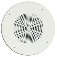 Bogen S86T725PG8UBRVK Ceiling Speaker Assembly with S86 8" Cone, Volume Knob and Screw Terminal Bridge, Bright White
