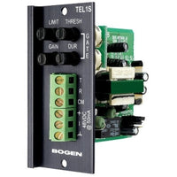 Bogen TEL1S Telephone Advanced Input Module, Gain / Trim Control, Limiter