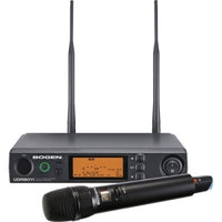 Bogen UHF8011HH Microphone Handheld System, Includes Microphone Clip, Receiver and Batteries