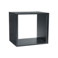 Middle Atlantic BRK12-22 BRK Wood Grain 4-Post Rack, 22" Depth Floor Standing Cabinet, 12U RMS, Black