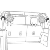 Ford Bronco 6th Gen OEM Roll Bar Clamps for Marine Towers NXL-X and CF-X Series.