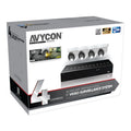 AVYCON AVK-NB41E4-1T 4MP IP Kit, Includes (4) InfiniteColor Turret Cameras and (1) 4-Channel Poe 4K NVR