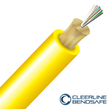 Cleerline TN006S2D9YR BendSafe 6 Strand OS2, Distribution Tight Buffer, Riser Indoor - 1000ft Spool