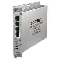 ComNet CLRFE4POEC 4‑Channel Ethernet‑over‑Coax Extender with IEEE 802.3at 30W PoE