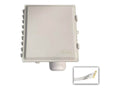 AccelTex ATS-00278 14x12x6 Polycarbonate Enclosure, Solid Door, Latch Lock, Cord Grip, Universal Back Plate, Integrated Antenna 464RPSP