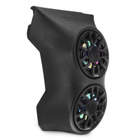 Can-Am Maverick X3 (2017-Up) Waterfall Center Console Speaker Pod Loaded with NXL-IQ 6.5" 2-Way Coaxial Marine Speakers and Digital LED Lights